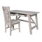 International Concepts Serendipity Desk with 2 Drawers and Chair, Washed Gray Taupe K09-OF-69-C465 - alternate 3
